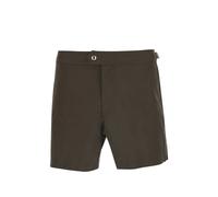 TOM FORD Micro Compact buckle-detail swim shorts - Brown 46-48-50-52-54