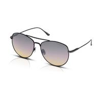 Tom Ford Milla FT0784 Women's Sunglasses 01C Shiny Black Titanium/Smoke Gradient