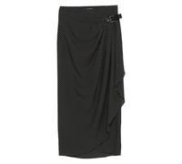 TOM FORD polka-dot buckled midi skirt - Black 36-42-44-46