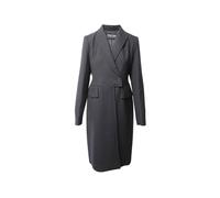 Tom Ford Preloved Coat Dress In Grey Wool In Black Black