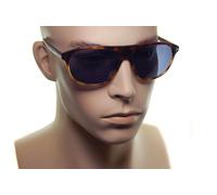 TOM FORD PRESCOTT Mens Sunglasses TF1027 56V Large Square BROWN HAVANA BLUE LENS