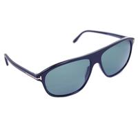 TOM FORD PRESCOTT POLARIZED Mens Sunglasses TF1027 01R Large Square BLACK GREEN