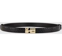 TOM FORD Python-Print Calfskin Leather Belt with Interlocking Buckle - Size: L - female