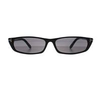 Tom Ford Rectangle Shiny Black Grey Alejandro Ft1058 Black One Size