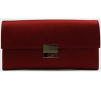 TOM FORD Rectangular Silk Clutch with Metallic Snap Closure and Engraved Logo - Size: OS - female
