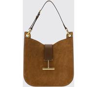 TOM FORD Rectangular Suede Shoulder Bag with Adjustable Handle