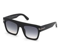 Tom Ford Womens Sunglasses Renee FT0847 01B Shiny Black Grey Smoke Gradient - One Size