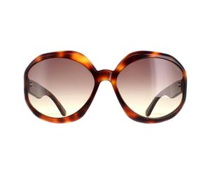 Tom Ford Rental Tom Ford Sunglasses Georgia 02 FT1011 52B Dark Havana Smoke Gradient