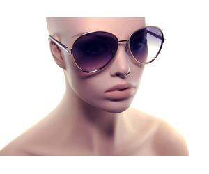 TOM FORD RIO Womens Sunglasses TF1028 28B 59mm Round Oval ROSE GOLD BLACK GREY