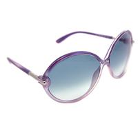 TOM FORD RITA TF225 83B Womens Large Round Sunglasses LAVENDER PURPLE BLUE GREY