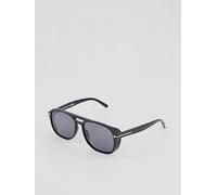 Tom Ford Rosco Navigator Sunglasses-Black, Black, Men Black