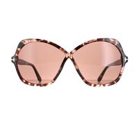 Tom Ford Rosemin FT1013 Womens Coloured Havana Sunglasses
