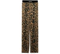 TOM FORD Silk Leopard Pants - Brown M-L