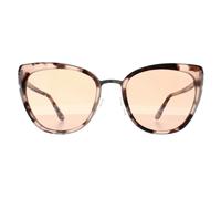 Cat Eye Coloured Havana Brown Mirror Simona FT0717 Sunglasses Tom Ford Brown One Size