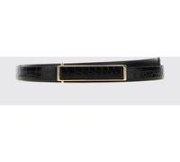 TOM FORD Slim Crocodile-Embossed Calfskin Leather Belt with Buckle - Size: 80 - female