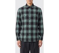TOM FORD Slim Fit Check Cotton Shirt with Curved Hem - Size: 40 - male