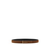 TOM FORD 'Slim T' Reversible Belt 105 cm