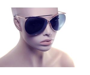 TOM FORD STEVIE TF761 28A Womens Metal OVERSIZED Butterfly Sunglasses GOLD GREY