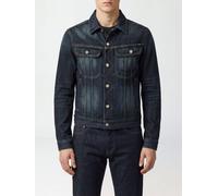 TOM FORD Stone-Washed Denim Shirt Jacket with Contrast Stitching - Size: L - male