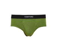 Tom Ford Stretch-cotton Briefs - Green - XL