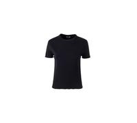 Tom Ford Stretch Ribbed Cropped Short Sleeve Sweater In Black Black S