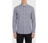TOM FORD Striped Cotton And Silk Shirt - Size: 40 - male