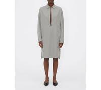 TOM FORD Striped Silk Chemisier Dress - Size: 44 - female