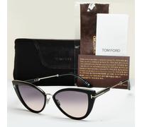 Tom Ford Sunglasses Anjelica-02 Cat Eye Black Grey Gradient FT0868 TF 868 01B