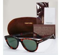 Tom Ford Sunglasses Benedict Brown Tortoiseshell Havana Green FT0520 TF 520 52N