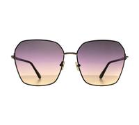 Tom Ford Sunglasses Claudia FT0839 01B Shiny Black Grey Gradient