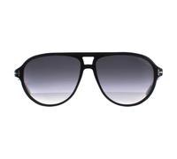 Tom Ford Sunglasses FT0932 Jeffrey 01B Shiny Black Smoke Gradient