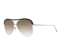 Tom Ford Sunglasses Gold Brown Pilot-Aviator Gradient Metal FT0606 28G 60mm