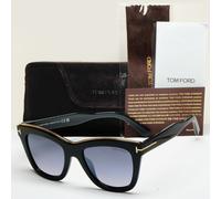 Tom Ford Sunglasses Julie Black Grey Square Gold T FT0685 TF 685 01C 52mm