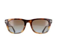 Tom Ford Men's Square Coloured Havana Brown Gradient Kendel FT1076 Tom Ford Brown One Size