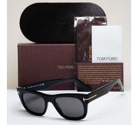 Tom Ford Sunglasses Marshall-02 Black Glossy Square Gold FT1334 TF 1334 01A 54mm