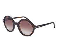 TOM FORD Nicolette-02 FT 0602 052 Round Havana Gradient Sunglasses Sonnenbrille