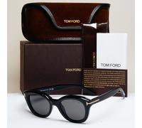 Tom Ford Sunglasses Nika-02 Black Grey Round FT1344 TF 1344 01A 49mm