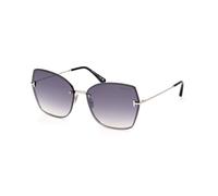 TOM FORD Woman FT1107 NICKIE-02 16C Sunglasses Metal Palladium Smoke Butterfly Normal Shaded