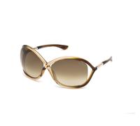 TOM FORD Woman TOM FORD FT0009 WHITNEY 74F Sunglasses Injected Pink Brown Geometric Normal Shaded