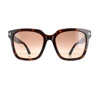 Tom Ford Sunglasses Selby FT0952 52F Shiny Dark Havana Brown Gradient