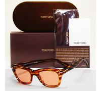 Tom Ford Sunglasses Snowdon TF0237-/S 53E Blonde Havana Orange Lens 50-21-145