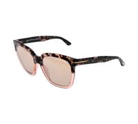 Tom Ford Sunglasses Women's Brown Rose Square Gradient AMARA FT0502 55G 55mm