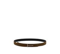 TOM FORD T-bar buckle belt - Brown 90-95-100-105