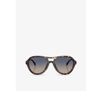 Tom Ford Tom Ford Ft5634 Rectangle-Frame Tortoiseshell Acetate Optical Glasses Gold