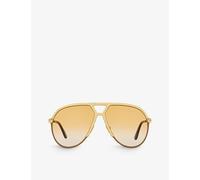 Tom Ford Tom Ford Tr001674 Xavier Aviator-Frame Metal Sunglasses Gold