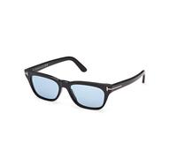 TOM FORD Unisex FT1362 PENN-02 01V Sunglasses Acetate Black Blue Squared Normal