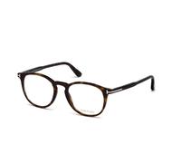 TOM FORD Unisex FT5401 52 Optical frames Acetate Havana Round Normal