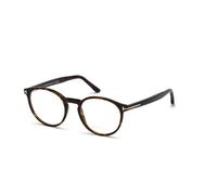 TOM FORD Unisex FT5524 52 Optical frames Acetate Dark havana Round Normal