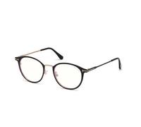 TOM FORD Unisex FT5528-B 002 Optical frames Metal Black Round Normal