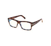 TOM FORD Unisex FT5941-B 53 Optical frames Acetate Havana Squared Normal